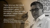 Gaduh Ucapan 'Tampang Boyolali' Prabowo Prabowo Subianto membuat pernyataan yang menuai kontroversi ketika menyebut orang-orang tampang Boyolali tak pernah masuk hotel-hotel mewah.