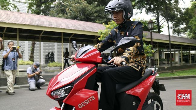 Motor Listrik Gesits Disiapkan Buat Jokowi Parade di Monas