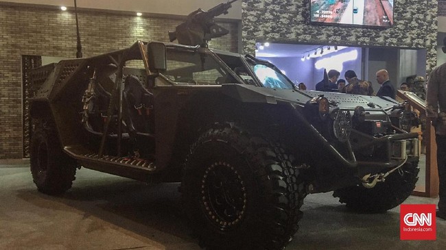 P6-ATAV punya dimensi lebar dan lebar sekilas mirip jip Humvee yang digunakan angkatan bersenjata Amerika Serikat.