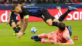 VIDEO: Tahan Imbang Barcelona, Inter Senang Messi Absen