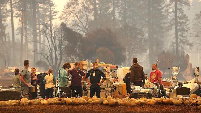 Kebakaran California, Jumlah Orang Hilang Tembus 600 Jumlah orang yang dilaporkan hilang setelah kebakaran hutan dan lahan di California, Amerika Serikat, menembus angka 631.