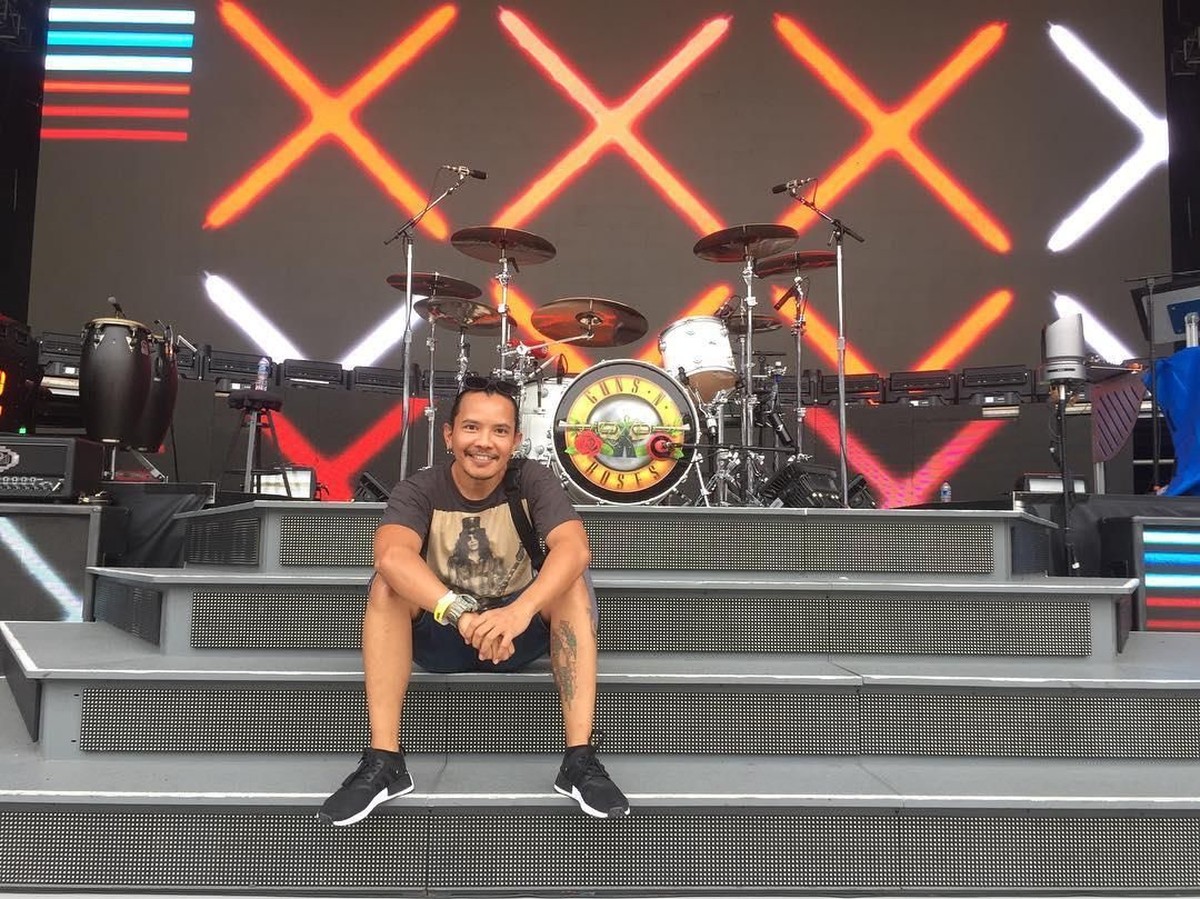 Guns N' Roses melangsungkan konsernya bertajuk Not In This Lifetime Tour 2018 di Jakarta&comma; Kamis &lpar;9&sol;11&rpar;&period; Beberapa selebriti pun nampak hadir dalam konser itu&period;