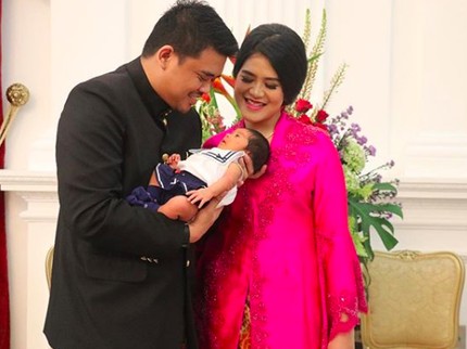 Cerita Kahiyang Ayu tentang Rambut Anaknya yang Tebal