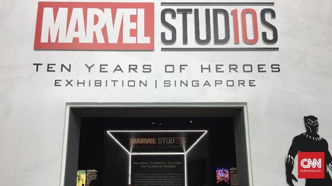 Singapura menjadi tuan rumah pameran Marvel Studios: Ten Years of Heroes yang berlangsung dari Juni sampai September kemarin.