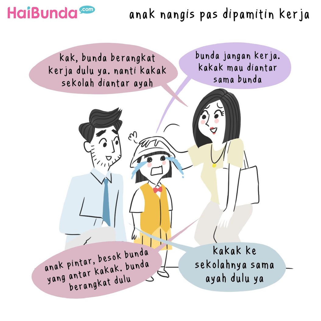 Beberapa hal bisa bikin bunda di komik ini sedih. Untuk Bunda, hal-hal apa sih yang biasanya bikin sedih? Share yuk di kolom komentar.