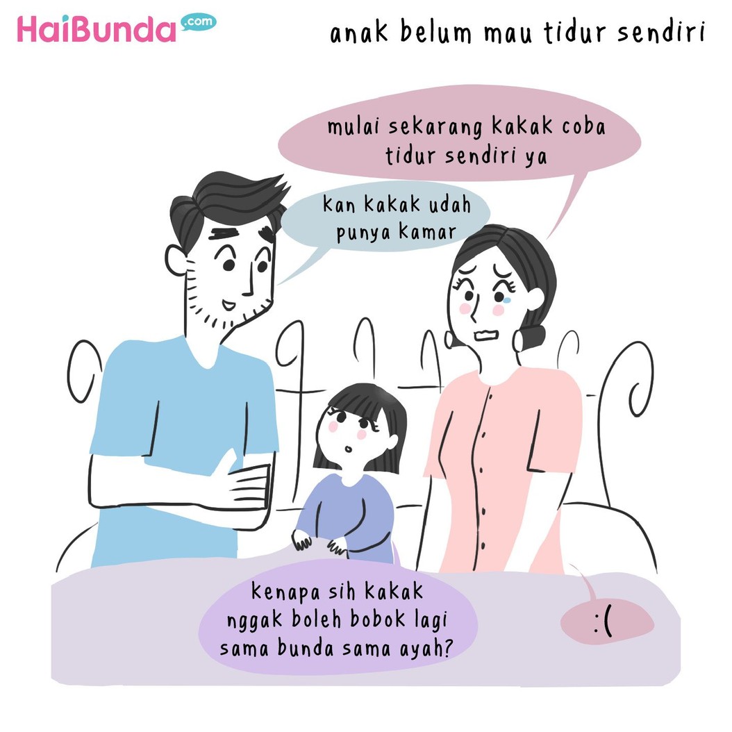 Beberapa hal bisa bikin bunda di komik ini sedih. Untuk Bunda, hal-hal apa sih yang biasanya bikin sedih? Share yuk di kolom komentar.