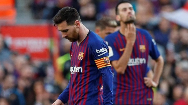 Pelatih Barcelona Ernesto Valverde menegaskan kekalahan skuat arahannya dari Real Betis pada pekan ke-12 La Liga Spanyol, bukanlah kesalahan Lionel Messi.
