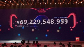 VIDEO: Penjualan Alibaba US$1,4 Miliar Dalam Hitungan Menit