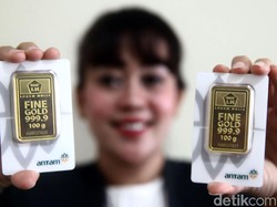 Meroket, Harga Emas Antam Naik Rp 12.000/Gram Hari Ini