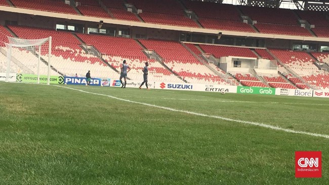 Laga uji coba internasional antara Timnas Indonesia vs Republik Vanuatu di SUGBK Senayan, Jakarta, Sabtu (15/6) terancam tanpa penonton.