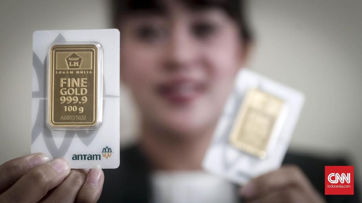 Harga Emas Anjlok Hari Ini Usai Pecah Rekor Rp2,7 Juta Pekan Lalu