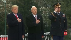 VIDEO: Usai Dikecam, Trump Hadiri Penghormatan Perang Dunia