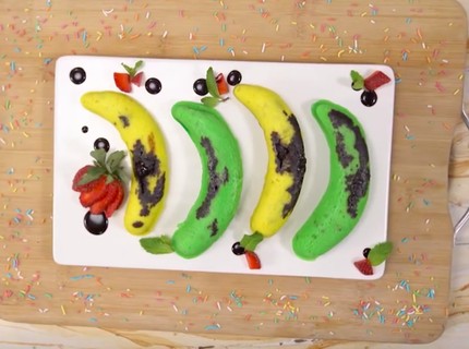 Resep Tokyo Banana Kukus Isi Cokelat, Camilan Lucu Warna Imut