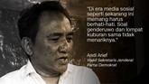 Ribut-ribut Politikus soal 'Politik Genderuwo' Jokowi Jokowi kembali menyebut pemilihan diksi yang dianggap menyerang. Setelah politikus sontoloyo, Jokowi menyebut politik genderuwo yang hanya menakut-nakuti.