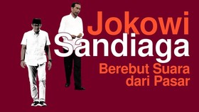 INFOGRAFIS: Jokowi dan Sandiaga Berebut Suara dari Pasar