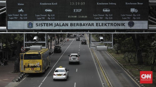 Dishub Jakarta Sebut Kabar 25 Jalan Berbayar ERP di DKI Hoaks Informasi di media sosial yang menyebut 25 ruas jalan Jakarta akan berbayar dibantah oleh Kemenhub.