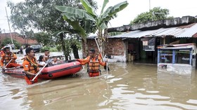 Curah Hujan Tinggi, Puluhan Rumah di Bangka Terendam Banjir