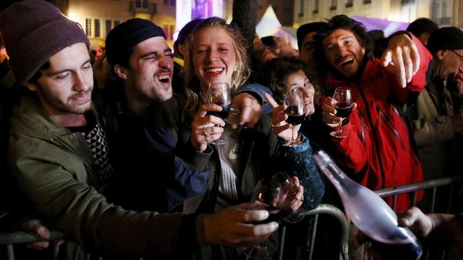 FOTO: Beaujolais Day, Pesta Prancis Menyambut Wine Istimewa