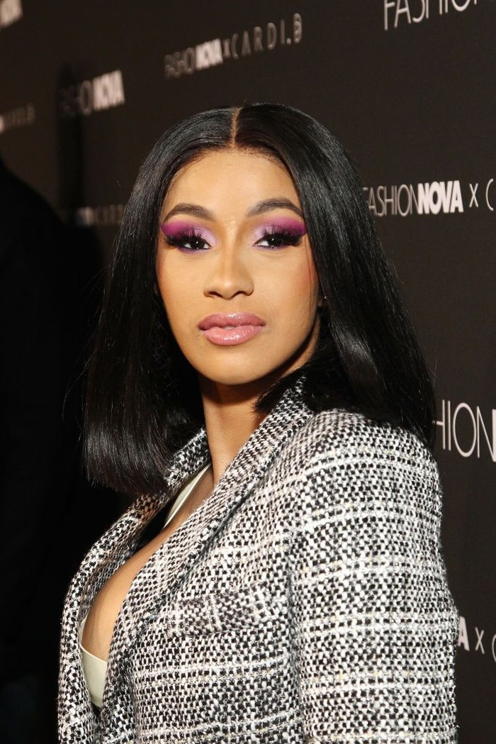 HOLLYWOOD, CA - NOVEMBER 14:  Cardi B attends the Fashion Nova x Cardi B Collaboration Launch Event at Boulevard3 on November 14, 2018 in Hollywood, California.  (Photo by Tommaso Boddi/Getty Images)