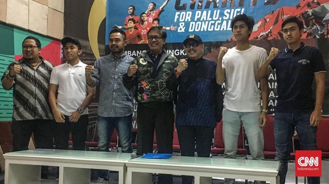 Legenda Timnas Indonesia akan menggelar pertandingan laga amal untuk menghibur masyarakat Palu, Sigi dan Donggala terkena musibah bencana gempa serta tsunami.