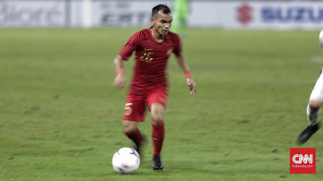 Winger Timnas Indonesia Riko Simanjuntak memuji permainan yang ditampilkan tim Garuda saat mengalahkan Burundi, Sabtu (25/3).