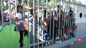 VIDEO: Warga Meksiko Demo Imigran Amerika Tengah