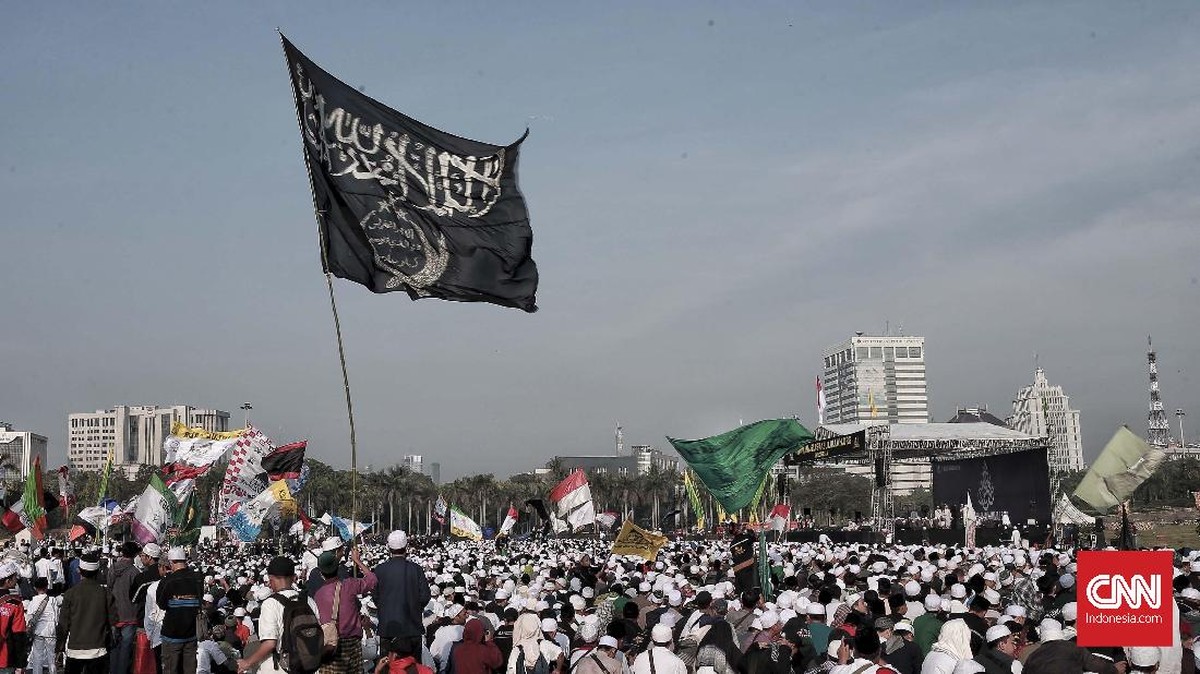 FOTO: Di Monas, Puluhan Ribu Orang Peringati Maulid Nabi