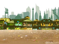 Data Terkini Banjir di Jakarta Pagi Ini: 62 RT dan 3 Jalan Masih Tergenang