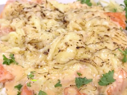 Resep Melted Cheese Salmon Rice, Menu Baru untuk Makan Siang