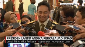 Presiden Lantik Andika Perkasa Jadi KSAD