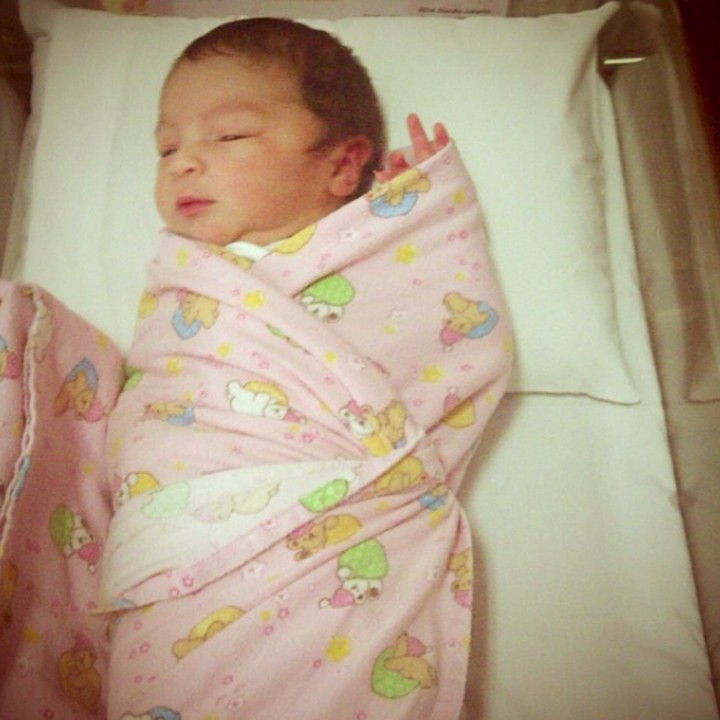 <p>Ini Sienna yang baru lahir pada 22 Januari 2013. Dari kecil Sienna udah imut! (Foto: Instagram/siennakasyafani)</p>