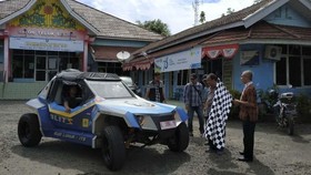 Uji Mobil Listrik Blits Cicip Jalan Sumatra