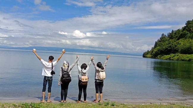 Program The Experience yang diikuti para milenial memberikan pengalaman baru dalam mengekplorasi area Toba Samosir (Tobasa).