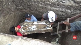 VIDEO: Fosil Gading Purba Ditemukan di Ngawi