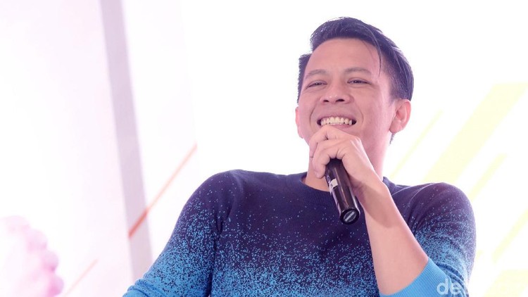 Ariel NOAH saat ditemui di kawasan Kebon Jeruk.