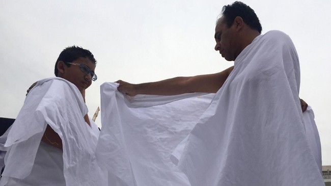 Belakangan ini cuaca di Mekkah, Arab Saudi, mencapai 41 derajat celsius pada Selasa (30/5) pukul 10.00 waktu setempat.