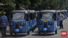 Paguyuban Sopir dan Pemilik Bajaj Akan Datangi Dishub DKI Pagi Ini