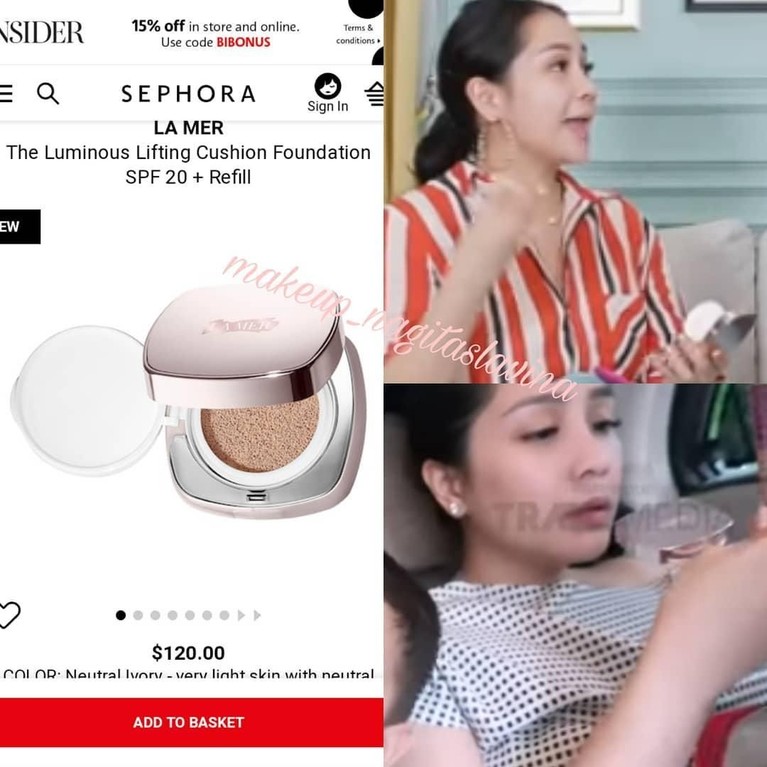 6 Makeup Mahal Nagita Slavina Nagita Slavina terkenal dengan kehidupan yang serba mewah. Seperti beberapa makeup mahal berikut ini yang dipakai olehnya.