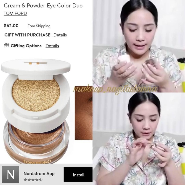 6 Makeup Mahal Nagita Slavina Nagita Slavina terkenal dengan kehidupan yang serba mewah. Seperti beberapa makeup mahal berikut ini yang dipakai olehnya.