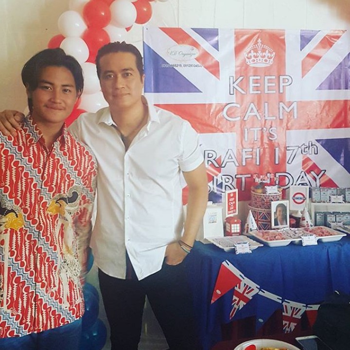 <p>Throwback ketika Adjie Pangestu menggelar pesta ulang tahun sweet 17, untuk putra tercintanya. (Foto: Instagram @adjiepangestu)</p>