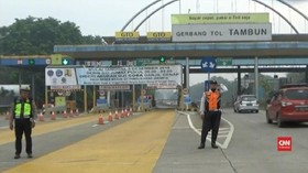 VIDEO: Ganjil Genap di Gerbang Tol Tambun