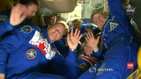 VIDEO: Roket Soyuz MS-11 Berhasil Mendarat di ISS