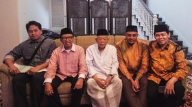 Ketua GNPF Ulama Yusuf Martak Temui Ma'ruf Amin