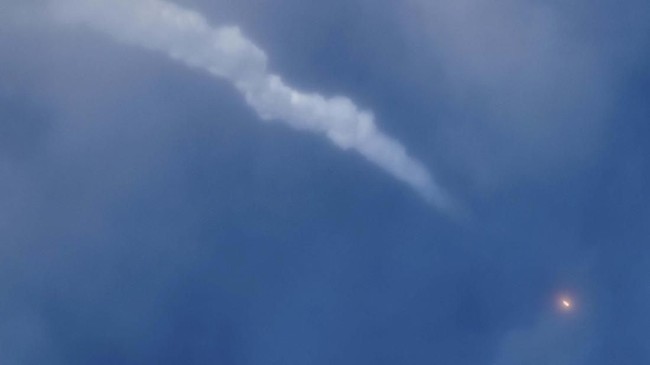 FOTO: Roket Soyuz MS-11 Melesat Membelah Angkasa