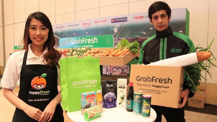 Bunda bisa memanfaatkan layanan GrabFresh untuk belanja kebutuhan rumah tangga. Tingal duduk santai, barang diantar sampai depan pintu rumah.