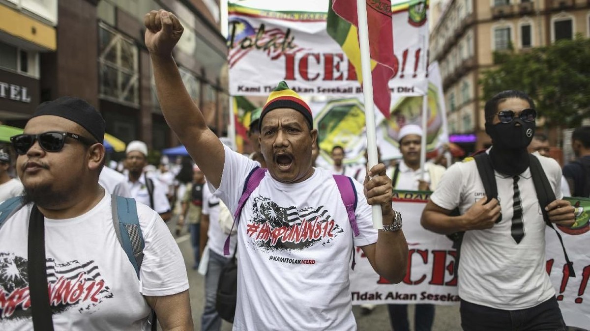FOTO: Wujud Supremasi Etnis Melayu di Malaysia dalam Aksi 812