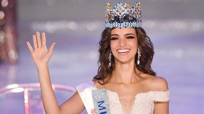 FOTO: Semringah Model Meksiko Raih Miss World 2018