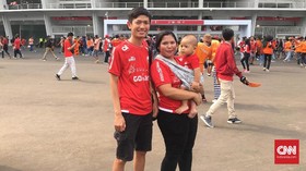 Kisah Rahel, Mengenalkan Cinta Persija pada Bayi 9 Bulan