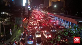 Persija Juara, Jalan-jalan di Kawasan Senayan Macet Total