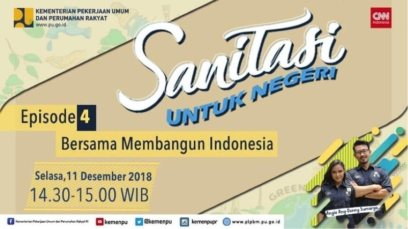 Tak hanya masyarakat yang dilibatkan dalam program Infrastruktur Berbasis Masyarakat (IBM) persembahan KemenPUPR.